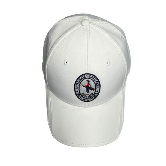 Bethpage State Park Collection Black Course Men's White Golf Hat - Picture 2 of 7